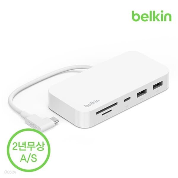 벨킨 6in1 USB C타입 멀티 허브 아이맥 탈부착 마운트 포함 INC011bt