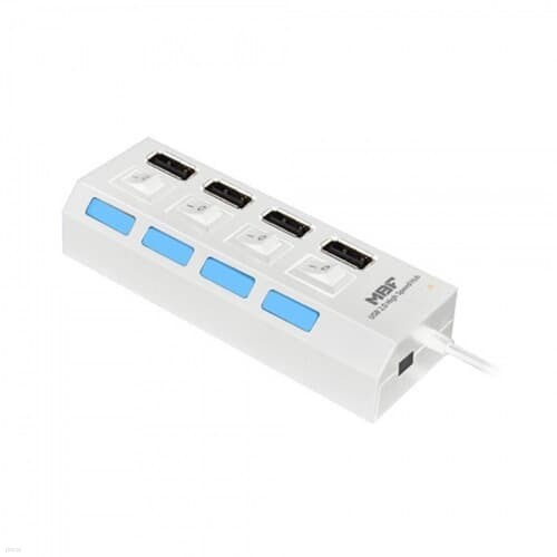 MBF-H04 WH (화이트) USB2.0 4포트 USB 허브 (무...