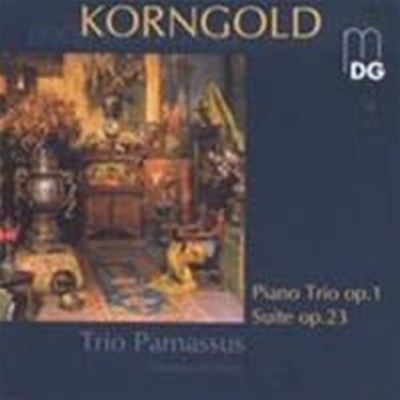 Trio Parnassus / 코른골트 : 피아노 삼중주, 모음곡 (Korngold : Piano Trio Op.1, Suite Op.23) (수입/MDG30314632)