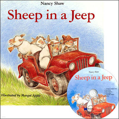 [ο]Sheep in a Jeep (Paperback & CD Set)