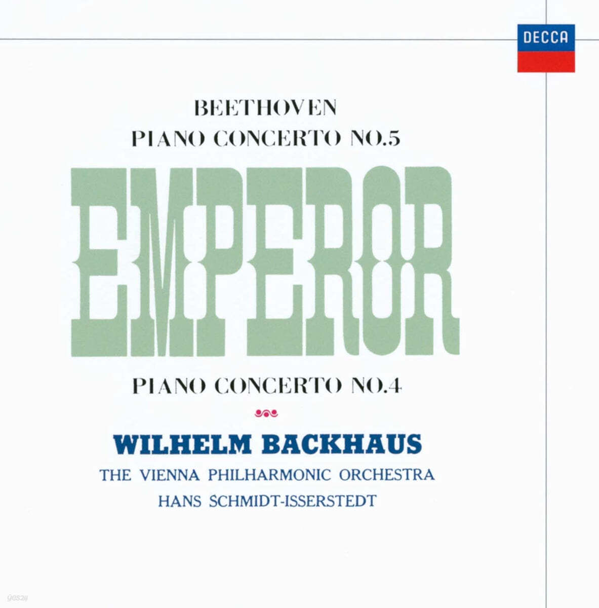 Wilhelm Backhaus 베토벤: 피아노 협주곡  4, 5번 (Beethoven: Piano Concertos Nos. 4, 5)