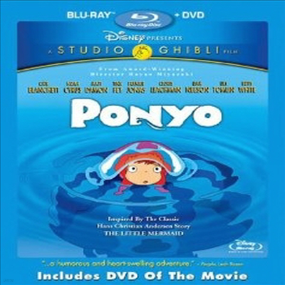 Ponyo () (ѱ۹ڸ)(Two-Disc Blu-ray/DVD Combo) (2008)