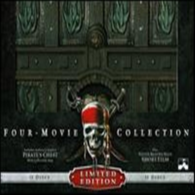 Pirates of the Caribbean Four-Movie Collection (ĳ ) (ѱ۹ڸ)(Blu-ray + Digital Copy) (2011)
