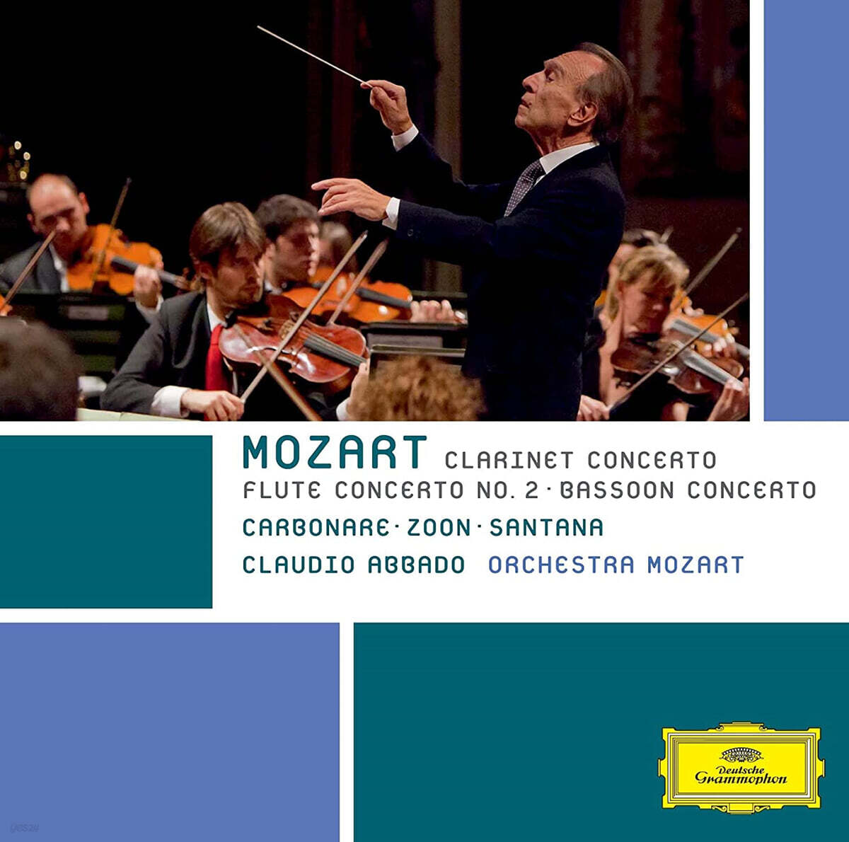 Claudio Abbado 모차르트: 클라리넷 협주곡, 바순 협주곡, 플루트 협주곡 2번 (Mozart: Clarinet Concerto, Bassoon Concerto, Flute Concerto No. 2)