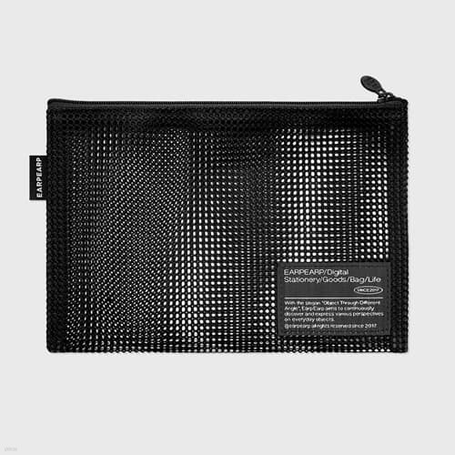 MESH POUCH-BLACK(파우치-L)