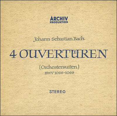 Karl Richter 바흐: 관현악 모음곡 (J.S Bach: Orchestral Suites Nos. 1-4)
