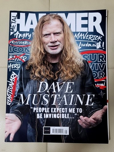 METAL HAMMER MAGAZINE (메탈햄머 매거진) 표지: MEGADETH (메가데스) 2020년 5월 334호 (포토카드 부록포함)