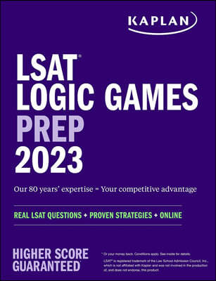 LSAT Logic Games Prep 2023: Real LSAT Questions + Proven Strategies + Online