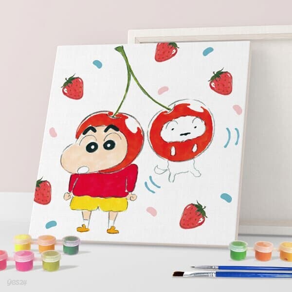 짱구는못말려 그림그리기 DIY 페인팅 체리짱구 20X20
