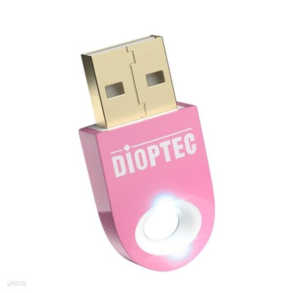 Dioptec 블루투스4 패션동글 핑크 JUSTLINK-BTD01-PK