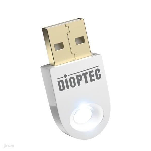 Dioptec 블루투스4패션동글 화이트 JUSTLINK-BTD01-WH