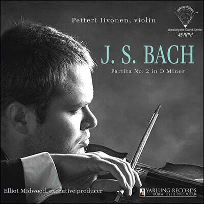 Petteri Iivonen — Petteri Iivonen 바흐: 무반주 바이올린 파르티타 2번 (Bach: Partita BWV1004) 앨범 커버