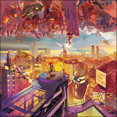 Mark Mothersbaugh & Wataru Hokoyama — `라쳇 앤 클랭크` 게임 음악 (Ratchet & Clank: Rift Apart) 앨범 커버