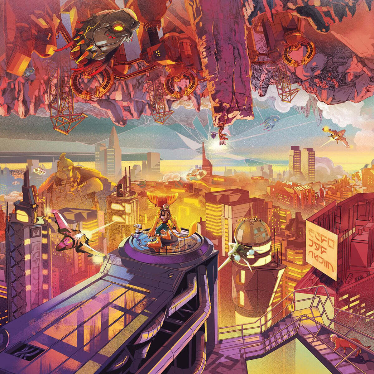 `라쳇 앤 클랭크` 게임 음악 (Ratchet &amp; Clank: Rift Apart) [컬러 2LP]