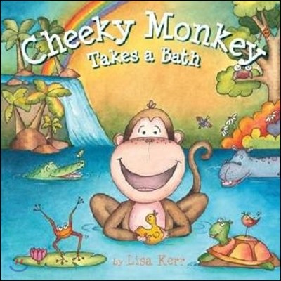 Cheeky Monkey Takes a Bath