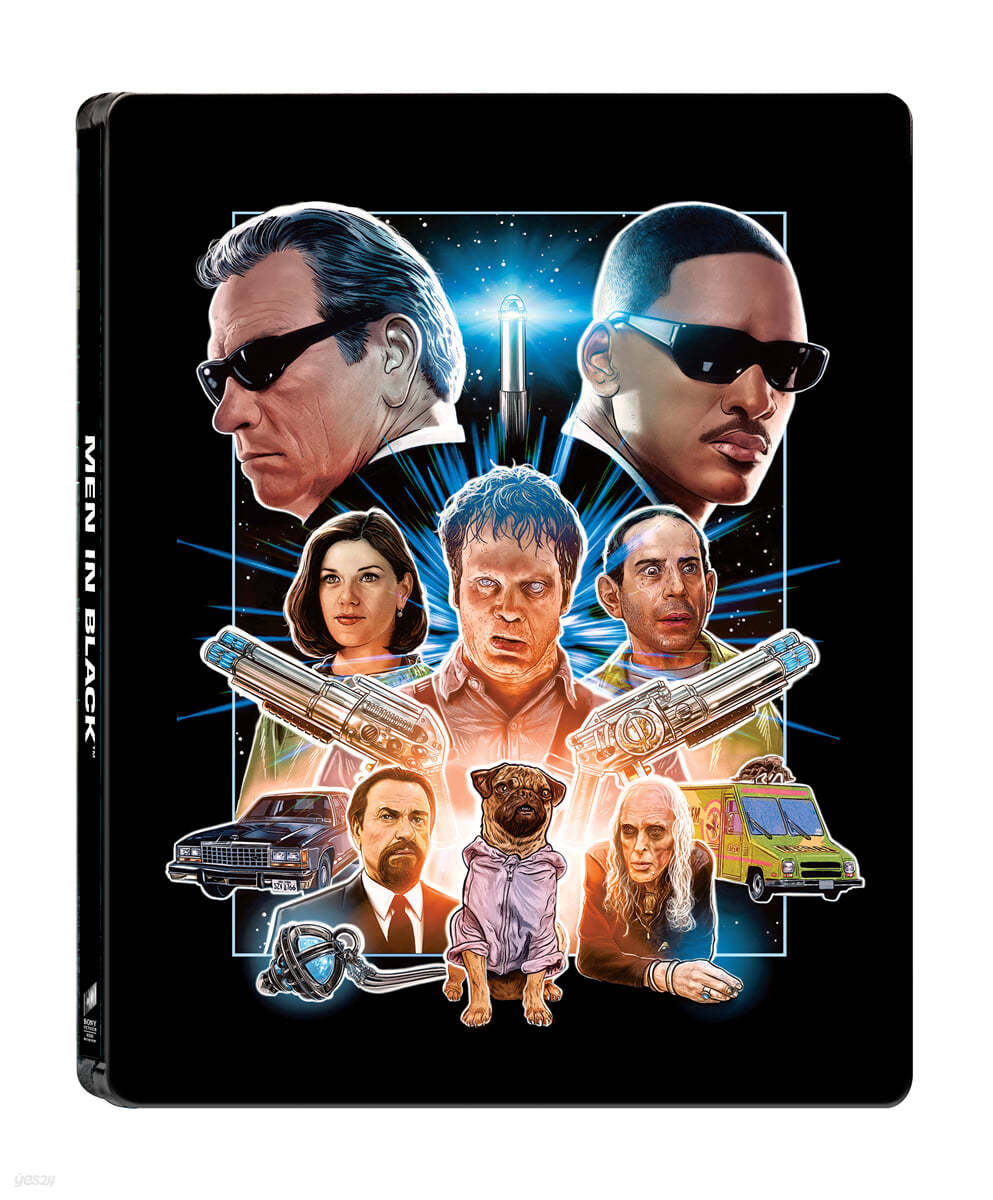 맨 인 블랙 (2Disc, 4K UHD+BD 스틸북 한정판) : 블루레이 