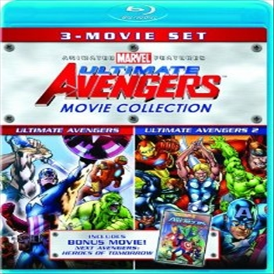 Ultimate Avengers Movie Collection :Ultimate Avengers / Ultimate Avengers 2 / Next Avengers: Heroes of Tomorrow (ƼƮ   ÷) (ѱ۹ڸ)(Blu-ray) (2012)