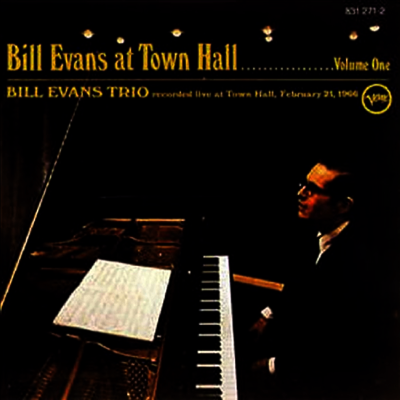 Bill Evans — At Town Hall Vol. 1 (Verve Acoustic Sounds Series) 앨범 커버