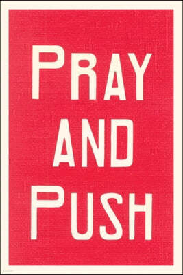 Vintage Journal Pray and Push