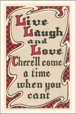 Vintage Journal Live, Laugh and Love