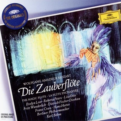 Mozart : Die Zauberflote (마술파리) - 칼 뵘 (Karl Bohm), 호터 (Hans Hotter) (2cd)(독일발매)