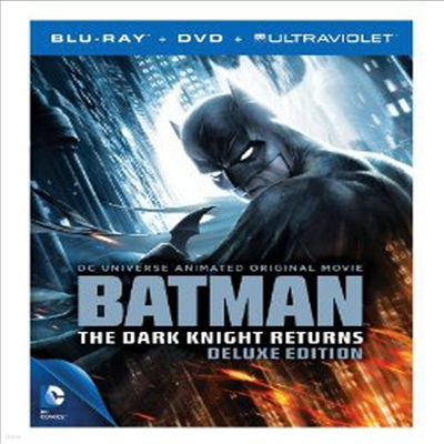 Batman: The Dark Knight Returns (ũ Ʈ ) (Deluxe Edition) (ѱ۹ڸ)(Blu-ray+DVD) (2013)