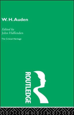 W.H. Auden (Hardcover)