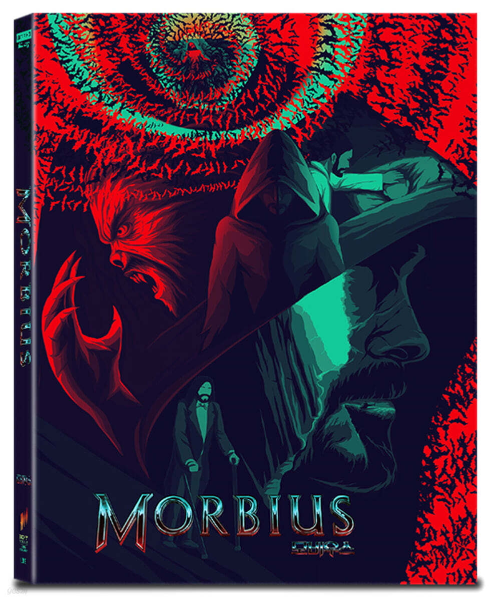 모비우스 (2Disc, 4K UHD+BD 풀슬립 스틸북 한정판) : 블루레이