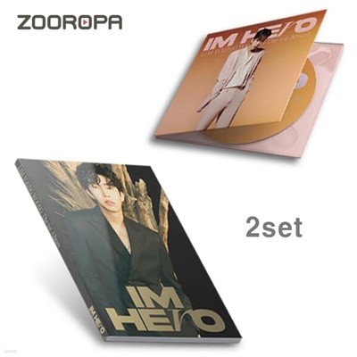 [미개봉/2종세트] 임영웅 1집 IM HERO Digipack + Photo Book