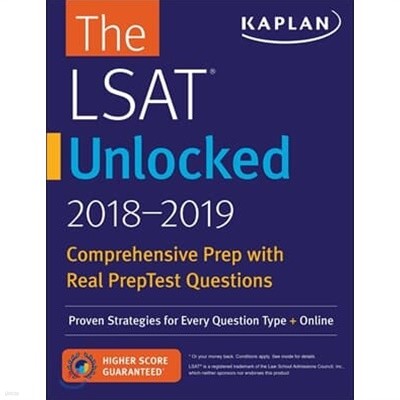 LSAT Unlocked 2018-2019: Proven Strategies for Every Question Type + Online (Paperback) 