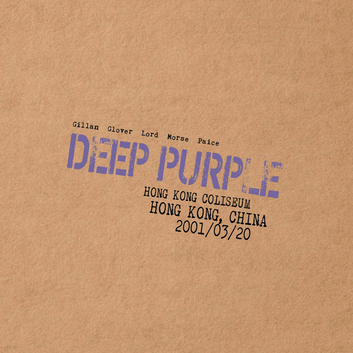 Deep Purple (딥 퍼플) - Live in Hong Kong 2001 [마블 퍼플 컬러 3LP]