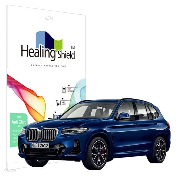 BMW X3 M SPORT PACKAGE 2022 12.3인치 내비게이션 저반사 Light 액정보호필름