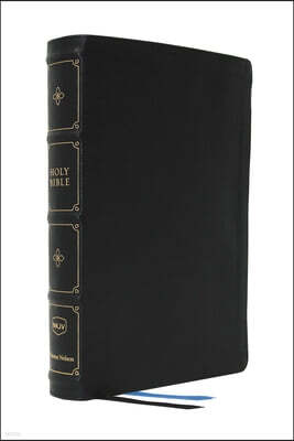 Nkjv, Large Print Thinline Reference Bible, Blue Letter, MacLaren Series, Leathersoft, Black, Comfort Print: Holy Bible, New King James Version