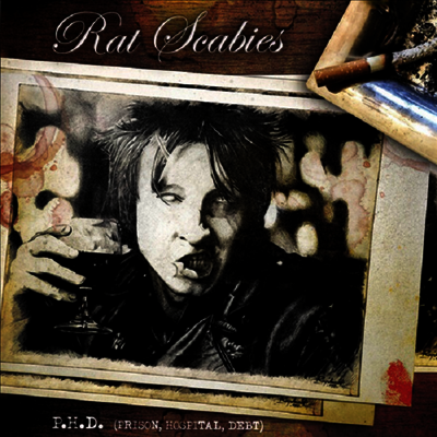 Rat Scabies — P.H.D. (Prison, Hospital, Debt) 앨범 커버