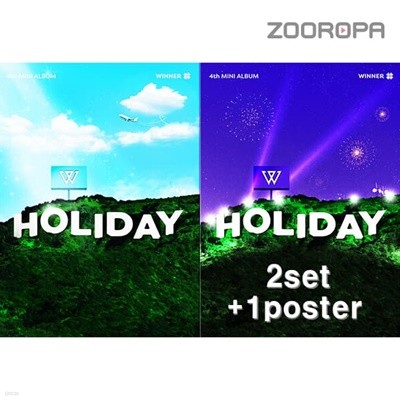 [미개봉/2종세트/1포스터] 위너 Winner HOLIDAY 미니앨범 4집 Photobook ver.