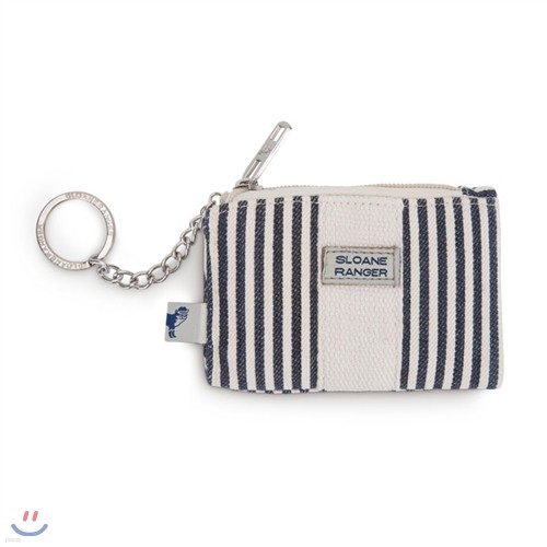 [Sloane Ranger] Coin purse  ī -Denim Stripe