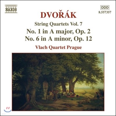 Vlach Quartet Prague 드보르작: 현악 사중주 1번 6번 (Dvorak: String Quartets Volume 7)