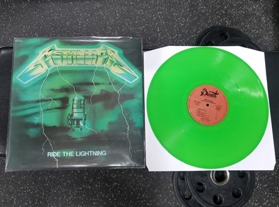 (LP 부틀렉) METALLICA - Ride the Lightning (그린커버 버젼) Green Cover Vinyl