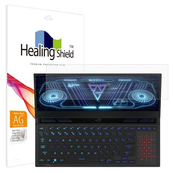 에이수스 ROG 제피러스 듀오 16 GX650 보조 디스플레이 항균 종이질감 블루라이트차단 필름