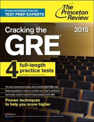 Princeton Review Cracking the GRE with 4 Practice Tests, 2015