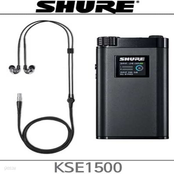 SHURE KSE1500 삼아정품 슈어 아날로그 정전식 이어폰 시스템