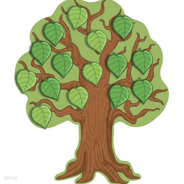 [환경미화]대형 고목나무+스티키노트 6종세트(사은품-대형사과나무1장)