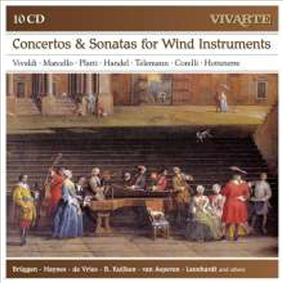 Ǳ⸦  ְ ҳŸ (Concertos & Sonatas for Wind Instruments) (10CD Boxset) - Frans Bruggen