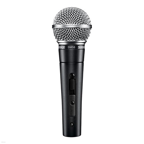 SHURE SM58SK 슈어 유선 보컬용 다이나믹 마이크 스위치 있음 삼아정품