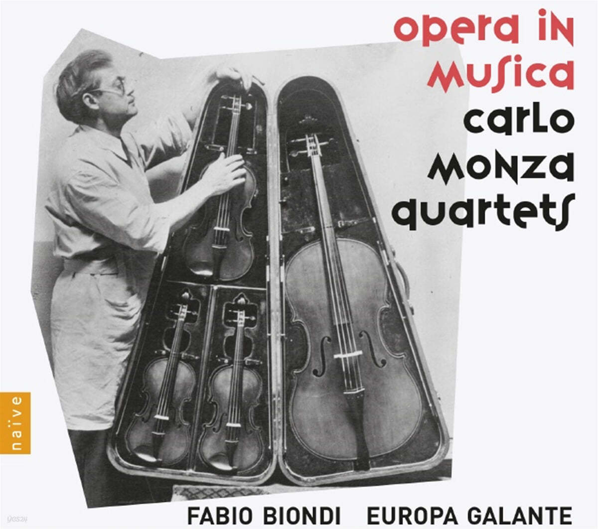 Fabio Biondi 카를로 몬자: 현악 사중주 (Carlo Monza: Opera in Musica)