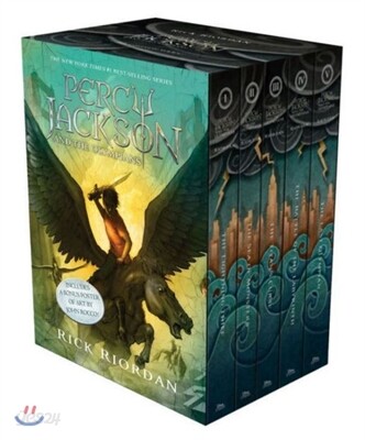 Percy Jackson and the Olympians 5 Book Paperback Boxed Set (W/Poster)
