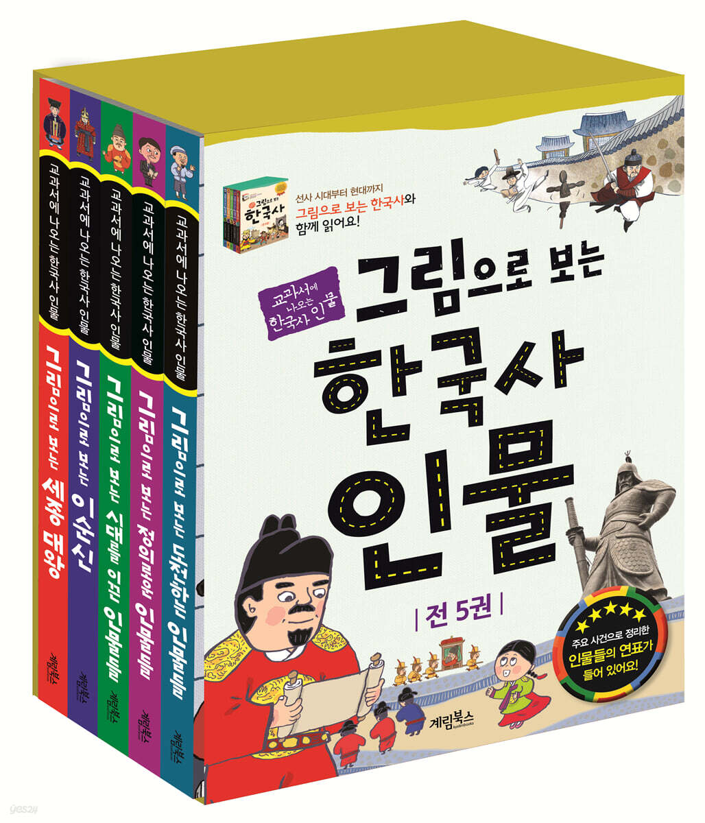 그림으로 보는 한국사 인물 세트