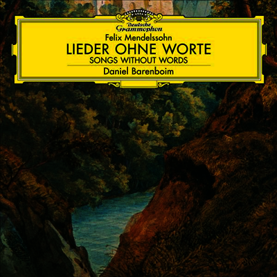 Daniel Barenboim — 멘델스존: 무언가 (Mendelssohn: Lieder ohne Worte) (180) - Daniel Barenboim 앨범 커버