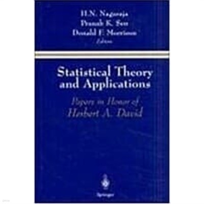 Statistical Theory and Applications (Hardcover, 1996) - Papers in Honor of Herbert A. David