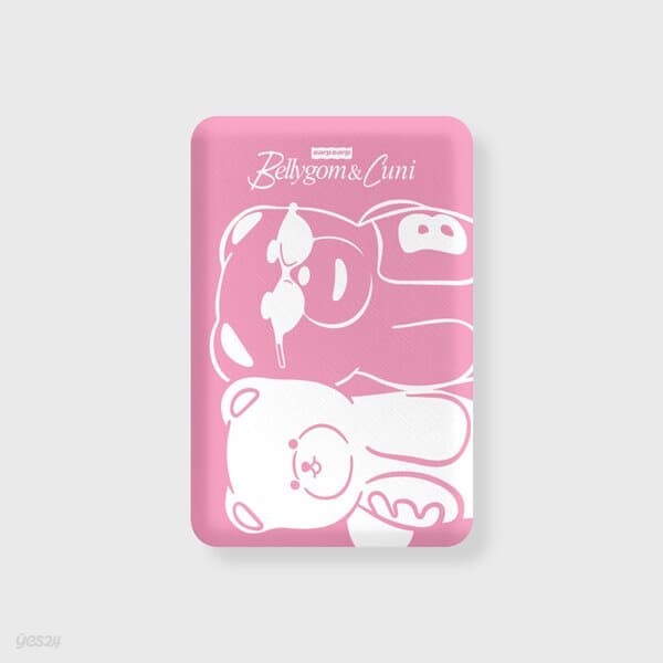 [어프어프X벨리곰]ART FILTER BC GOM-PINK(보조배터리-무선충전)